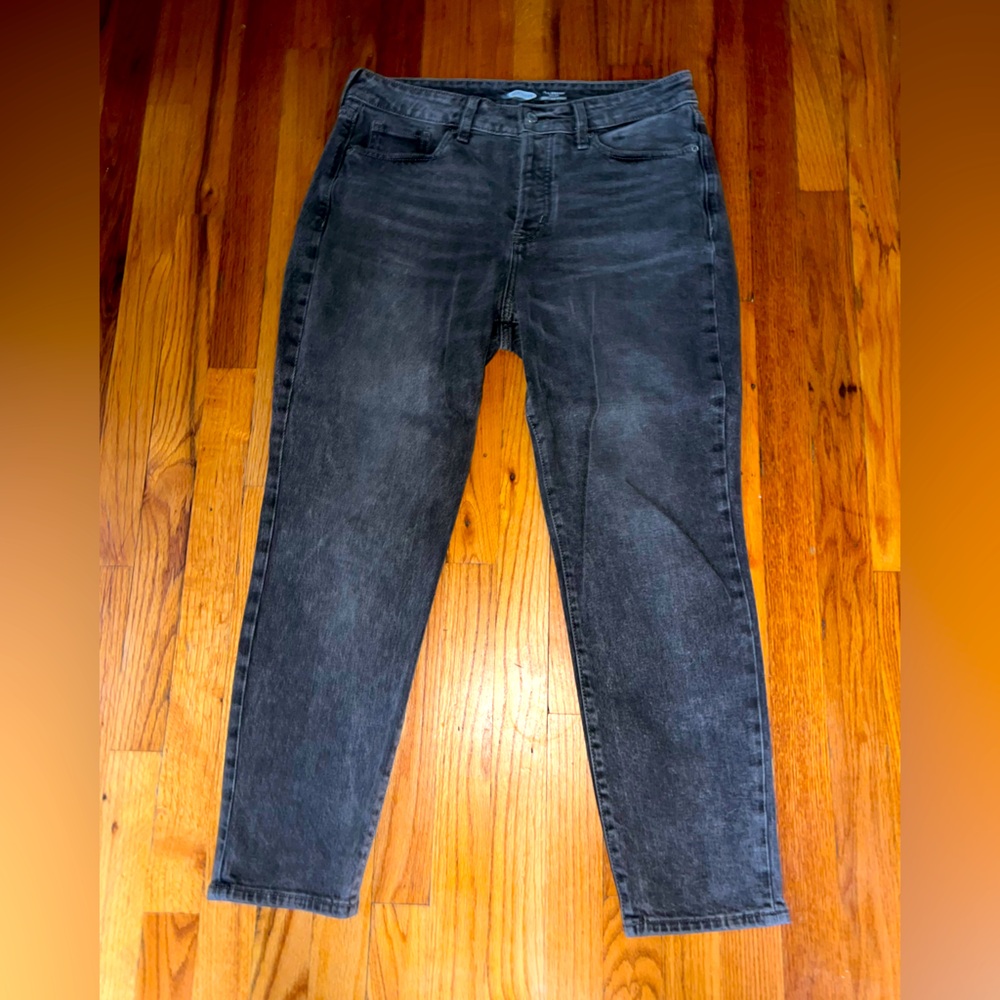High Rise Straight Leg Denim Jeans Size 10